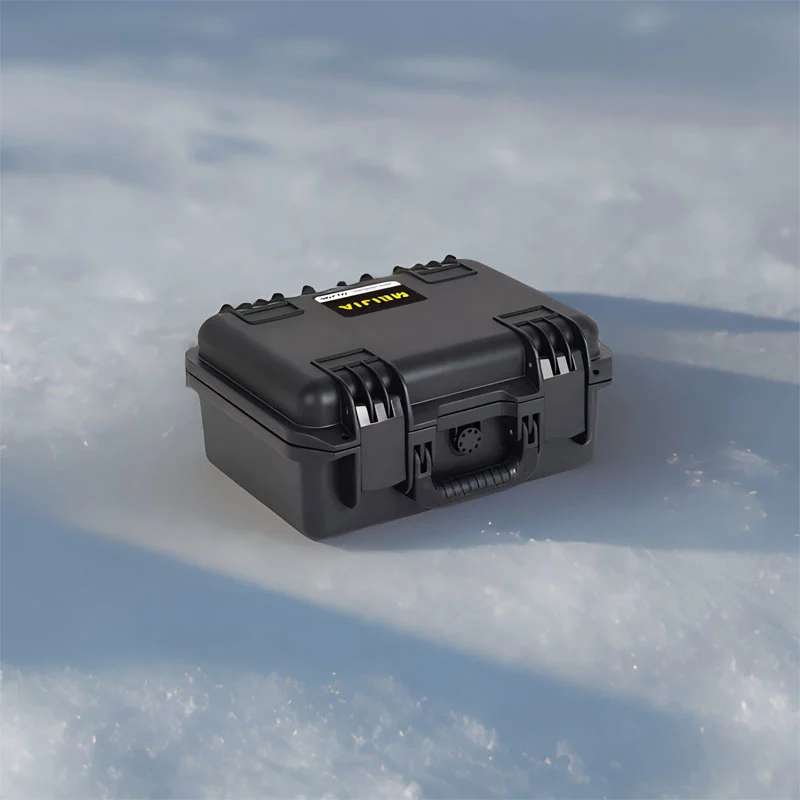 Black Mechanic Tool Box Wodoodporne plastikowe twarde obudowy